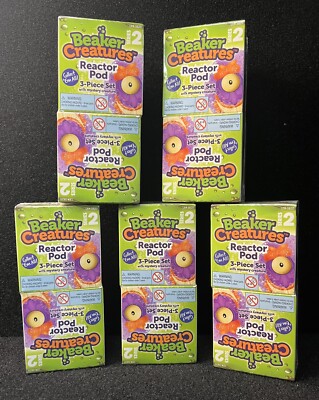 5 -2 Packs Of Beaker Creatures Reactor Pod Series #2 3pc Learning Resources NEW!