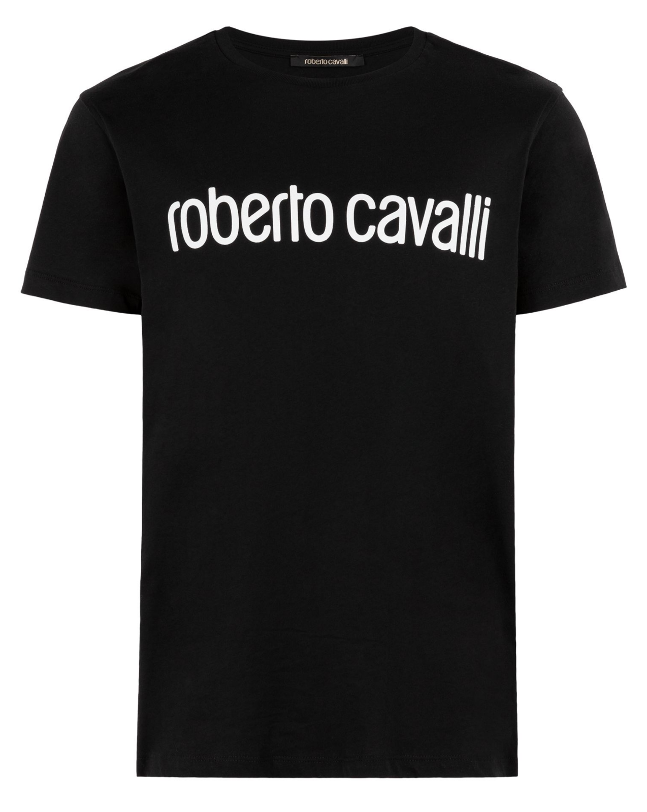 ROBERTO CAVALLI ROBERTO CAVALLI FIRENZE LOGO PRINT LUXURY CREW NECK T-SHIRT RETRO SHIRT TOP L