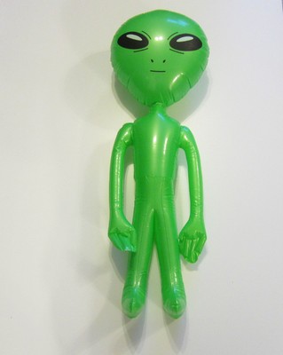 21 NEW INFLATABLE GREEN SPACE ALIENS 36