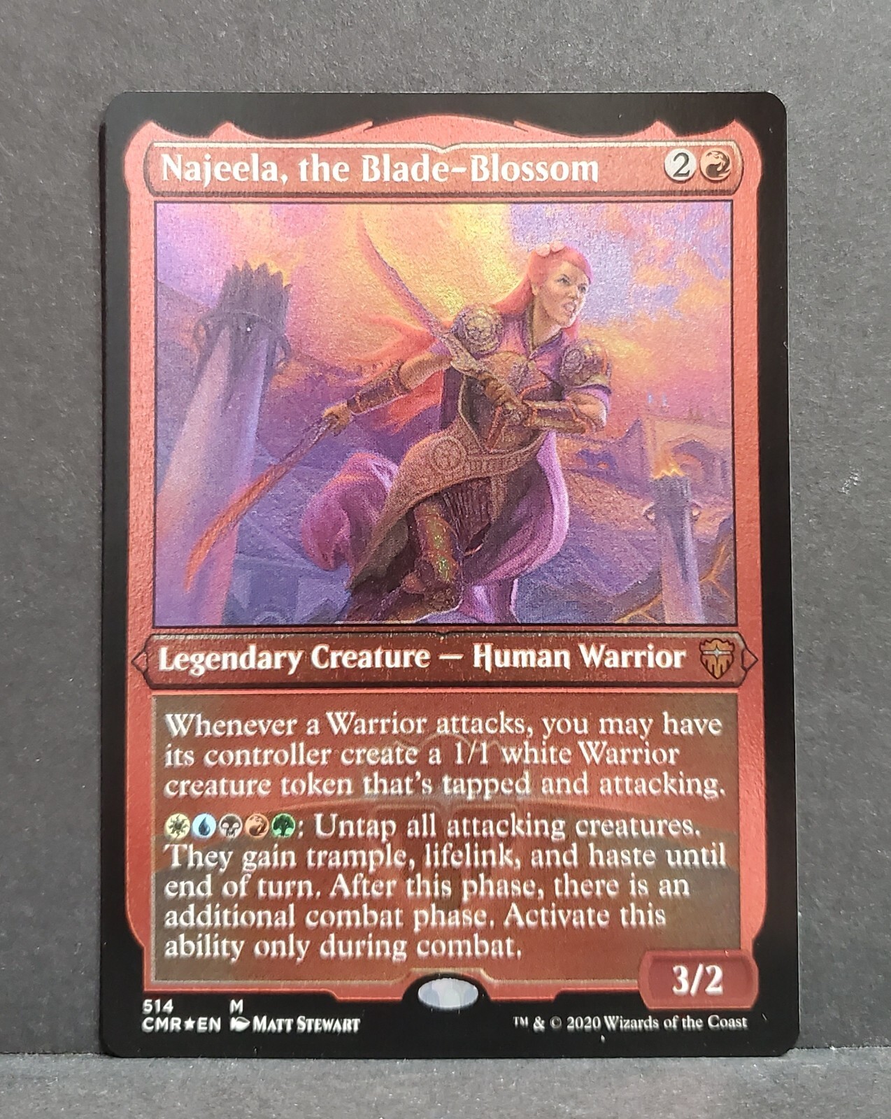 MTG 花を咲かせる者、ナジーラFOIL 英語 刃を咲かせる者、ナジーラ (Najeela, the Blade-Blossom