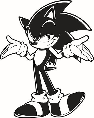 Decal Vinyl Truck Car Sticker - Video Games Sonic The Hedgehog