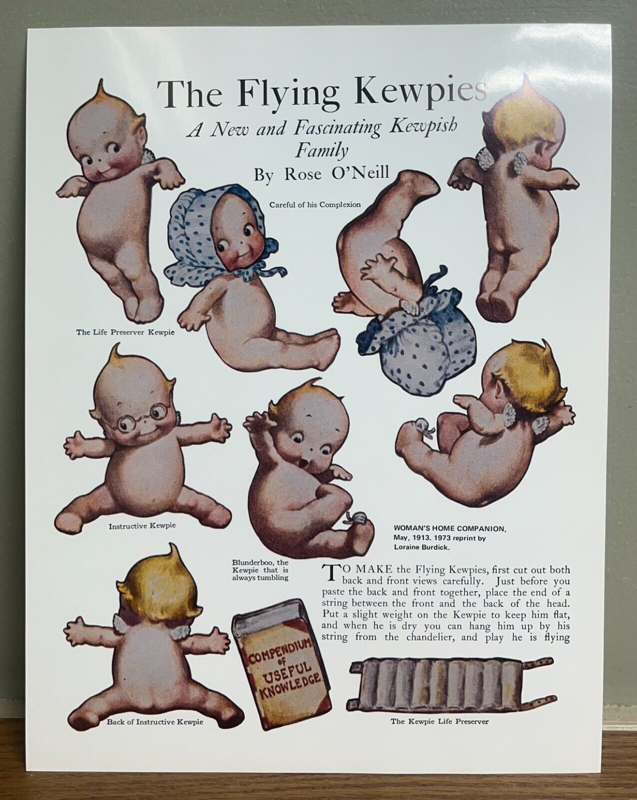 KEWPIE PAPER DOLLS REPRINT KEWPIE PAPER DOLLS REPRINT