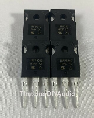 First Watt F2, F5, M2X MOSFET Kit - Matched IRFP240 & IRFP9240 - 4 Pcs