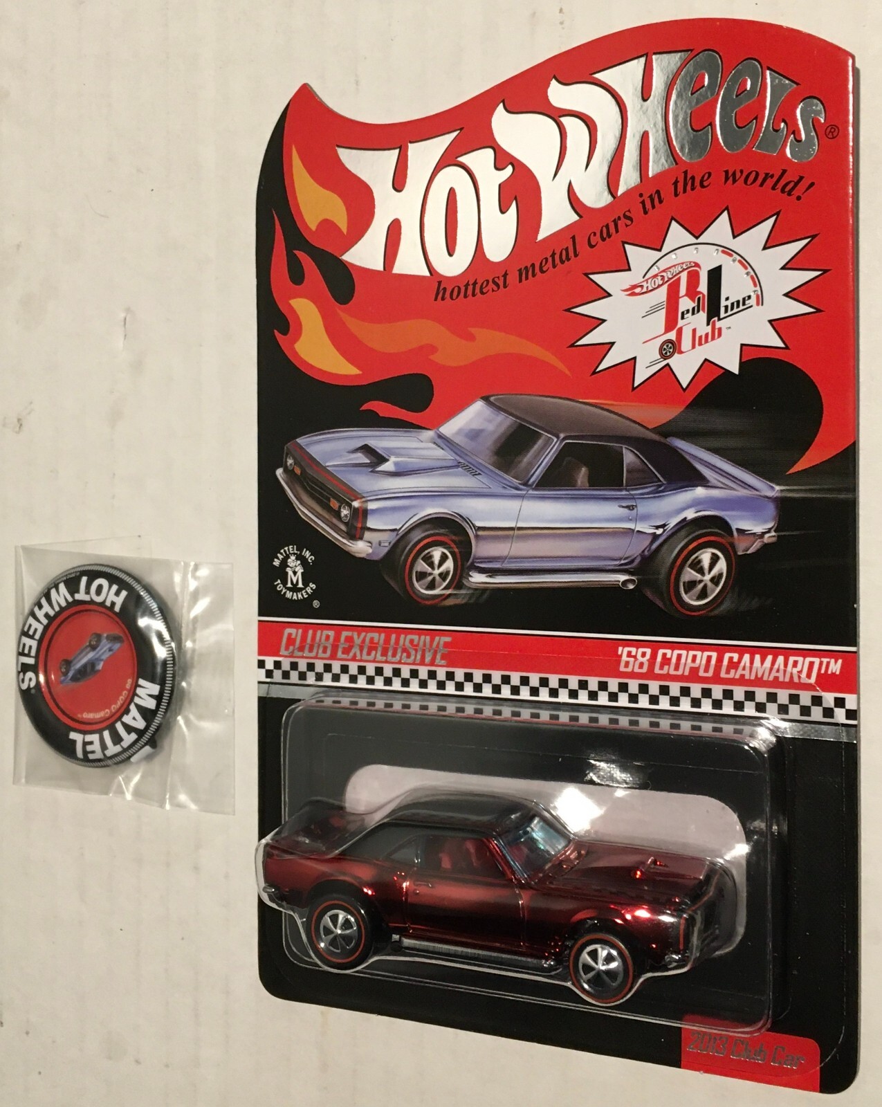ミニカー HotWheels '68 COPO CAMARO Hot Wheels - COPO Camaro - '68 - Yellow - HW Art Cars 5/10