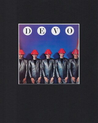 8X10'' Matted Print Picture Album Cover Art: Devo, Freedom of Choice, 1980