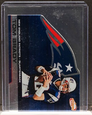 Tom Brady 2002 Atomic 56 Die-Cut Patriots