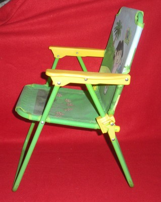 DORA THE EXPLORER FOLDING CHAIR CAMPING CLOTH & METAL NICKELODEON BY KIDS ONLY