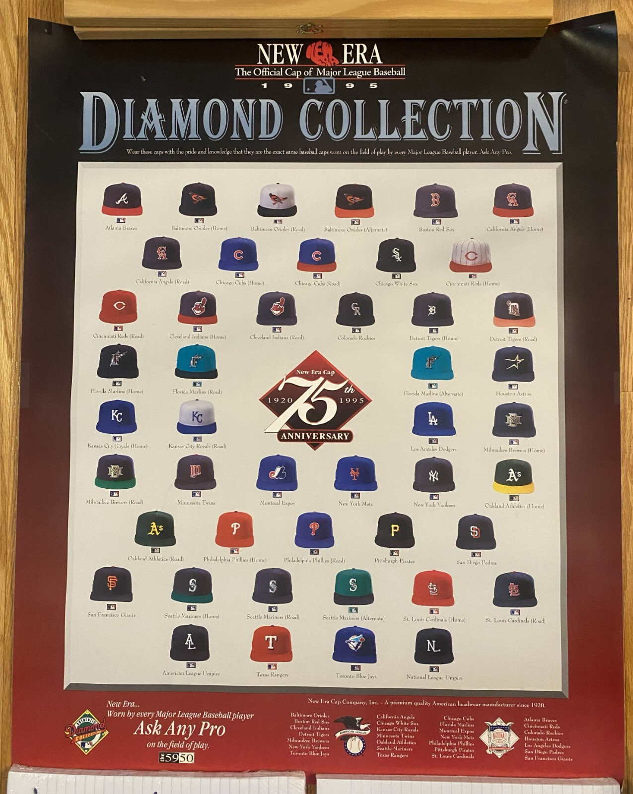 New Era 1995 Diamond Collection Baseball Cap 75th Original New Era 1995 Diamond Collection Baseball Cap 75th Original