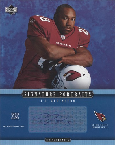 2005 Upper Deck Portraits J.J. Arrington #SP-57
