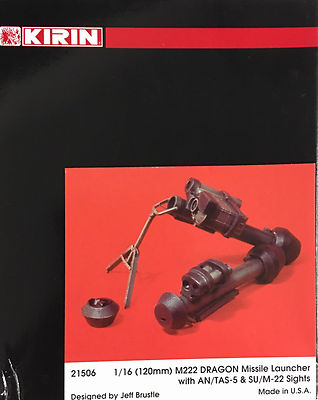 KIRIN 1/16 120mm M222 Dragon Missile Launcher Resin KIR-21506
