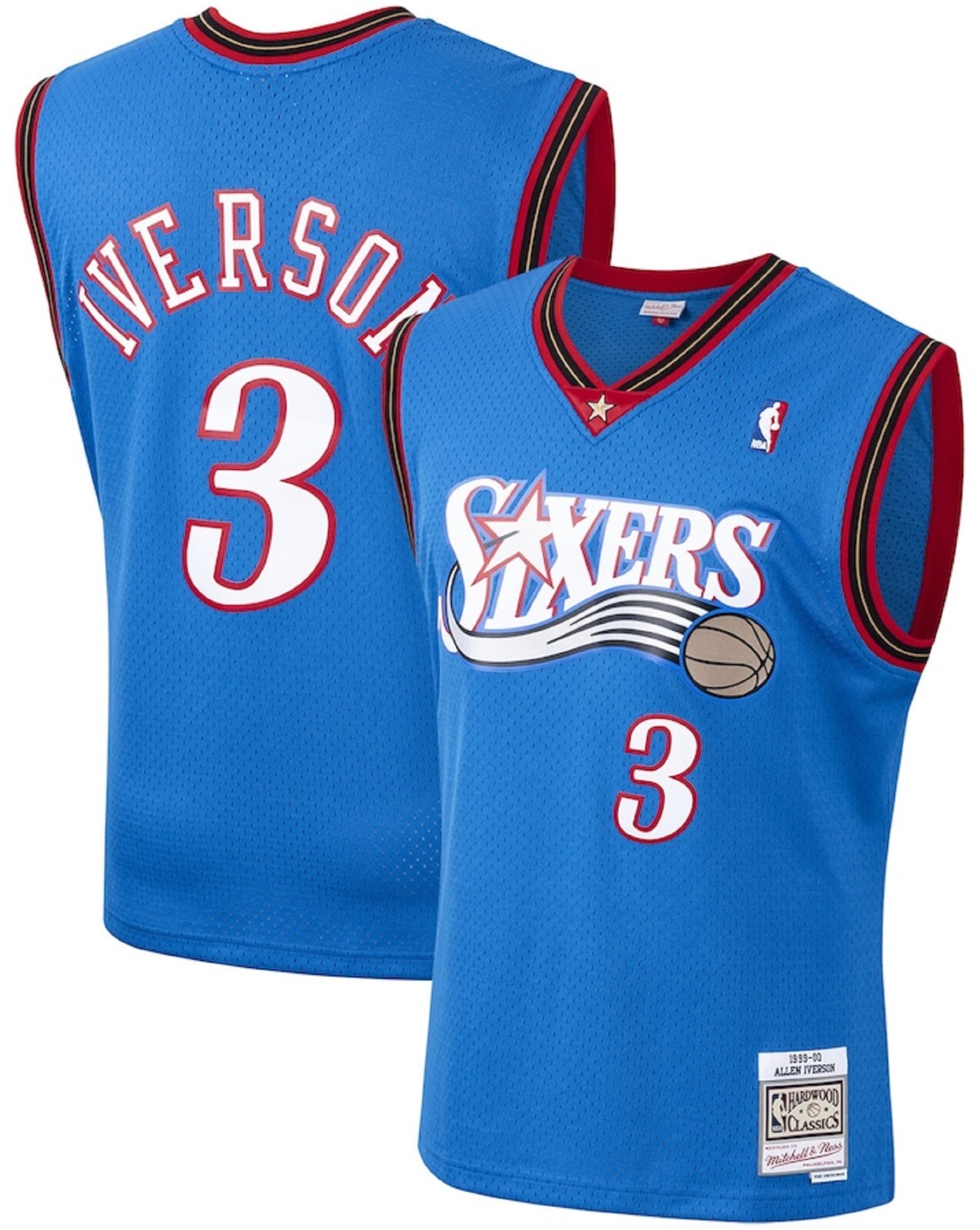 Iverson 3 Sixers タンクトップジャージ 1999-00 Iverson 3