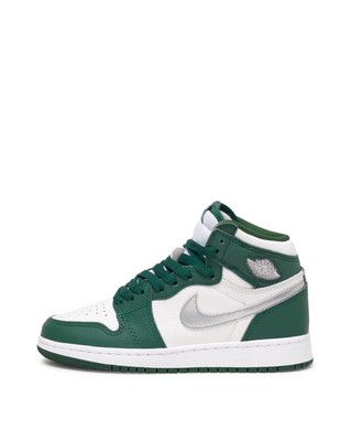 Джордан 1 Retro High OG Gorge Green/Metallic Silver (575441 303)