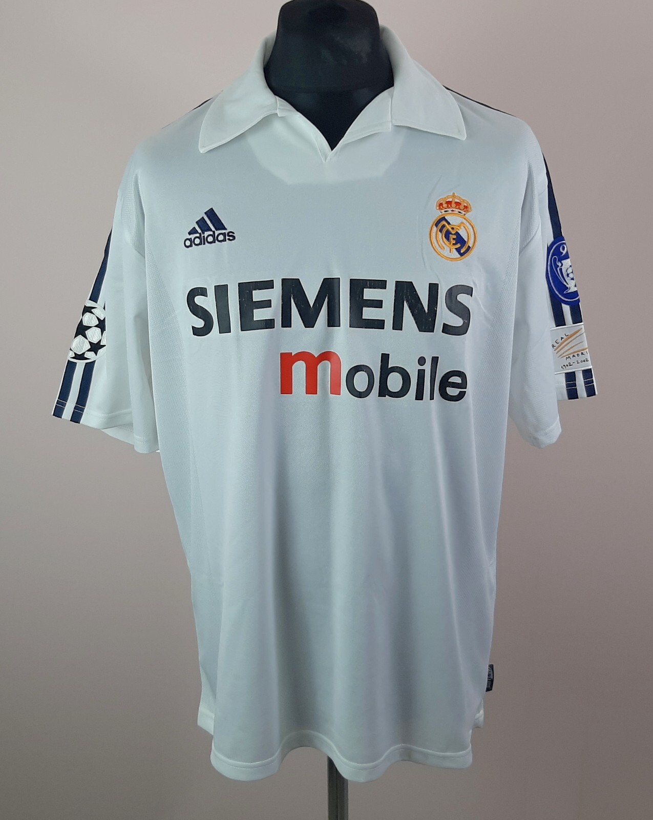 Zidane #5 Real Madrid 2002/2003 ADIDAS Home UCL Shirt Men's Zidane #5 Real Madrid 2002/2003 ADIDAS Home UCL Shirt Men's