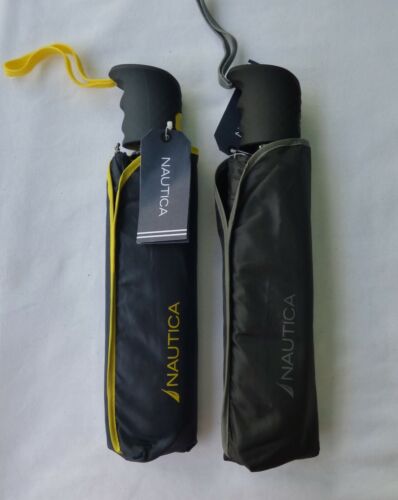 Nautica Auto Open and Close Umbrella 43" Coverage Folding Light Weight Brand New