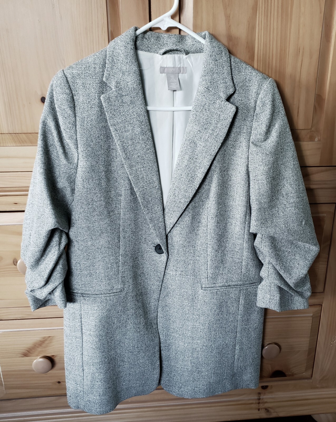 ☆GATHERE SLEEVE WOOL-BLEND JACKET/KIMHEKIM☆ $_57.JPG?set_id=880000500F