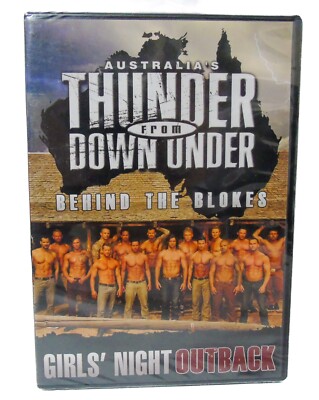 Australias Thunder From Down Under - ''Behind The Blokes''  DVD NEW & SEALED