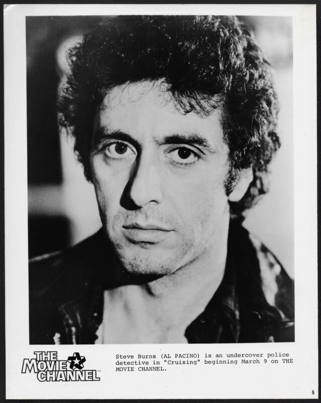 Al Pacino Original 1980s TV Promo Portrait Photo Cruising