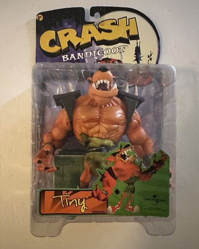 クラッシュバンディクー　Crash Bandicoot Tiny フィギュア ReSaurus Tiny Crash Bandicoot Action Figure RARE 1998