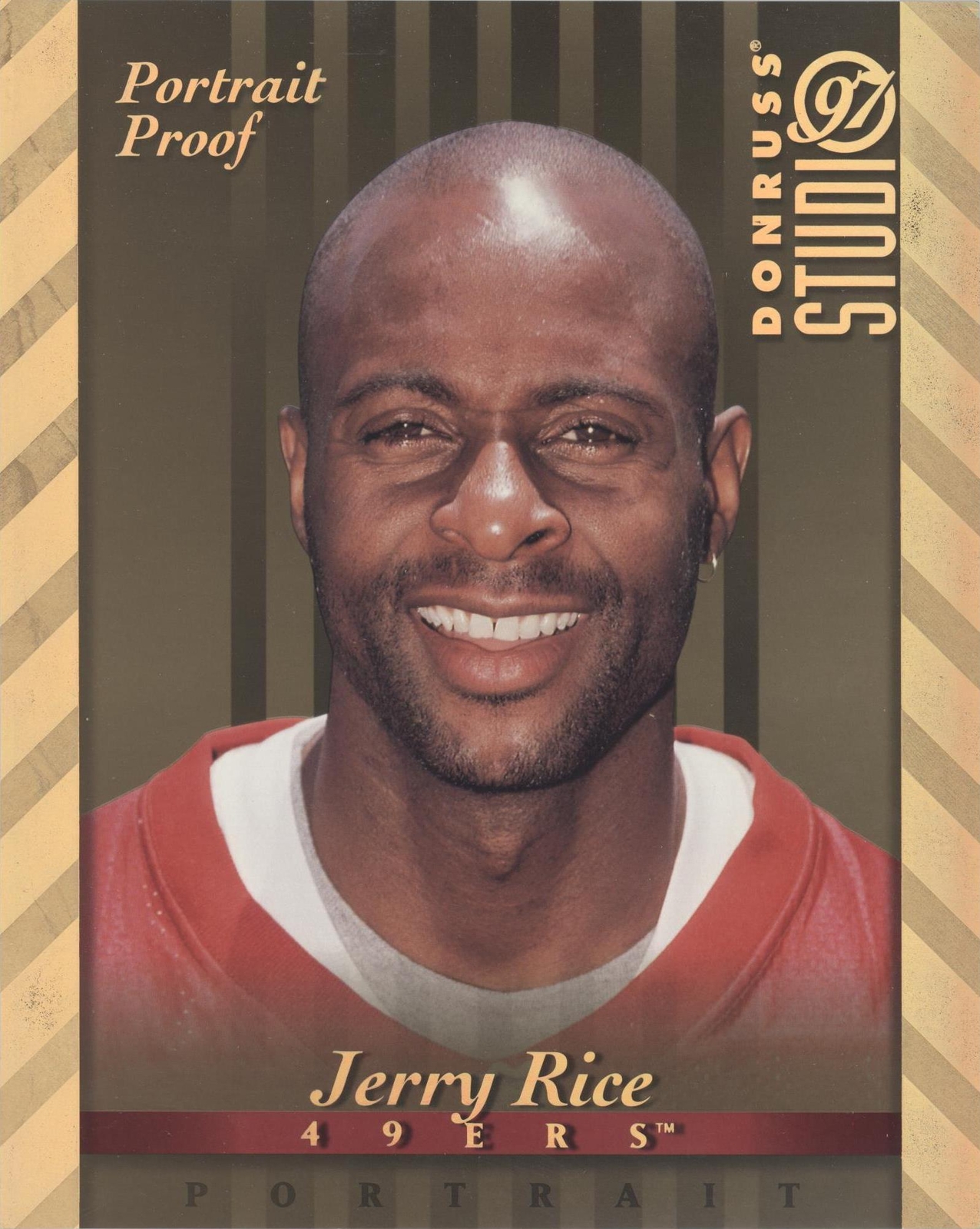 Donruss Studio Jerry Rice #18 1997