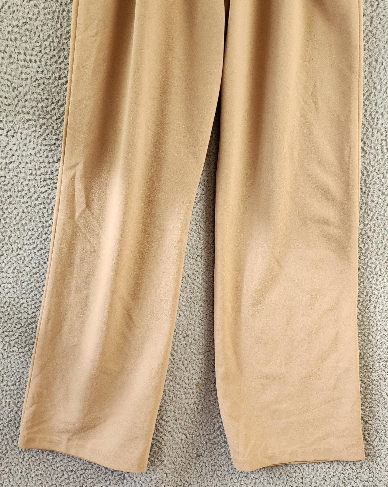 AQUA Pleated-Waist Wide-Leg Pants Women's M Coco Elastic Waist Zipper Closure~ - Picture 10 of 11