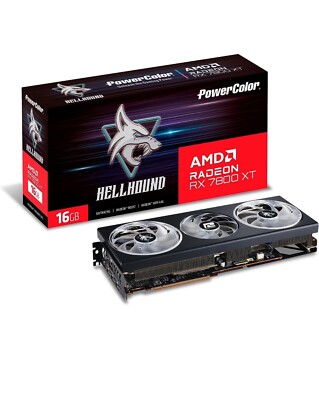 PowerColor Hellhound AMD Radeon RX 7800 XT 16GB GDDR6 Graphics Card