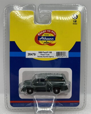 HO Athearn 26479 Railway Express Agency REA 1955 Ford F-100 Panel Truck Vehicle