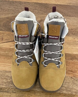 Salomon utility TS CSWP ortholite/thinsulate boots size 8 womens
