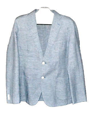 Uniqlo men's top linen jacket