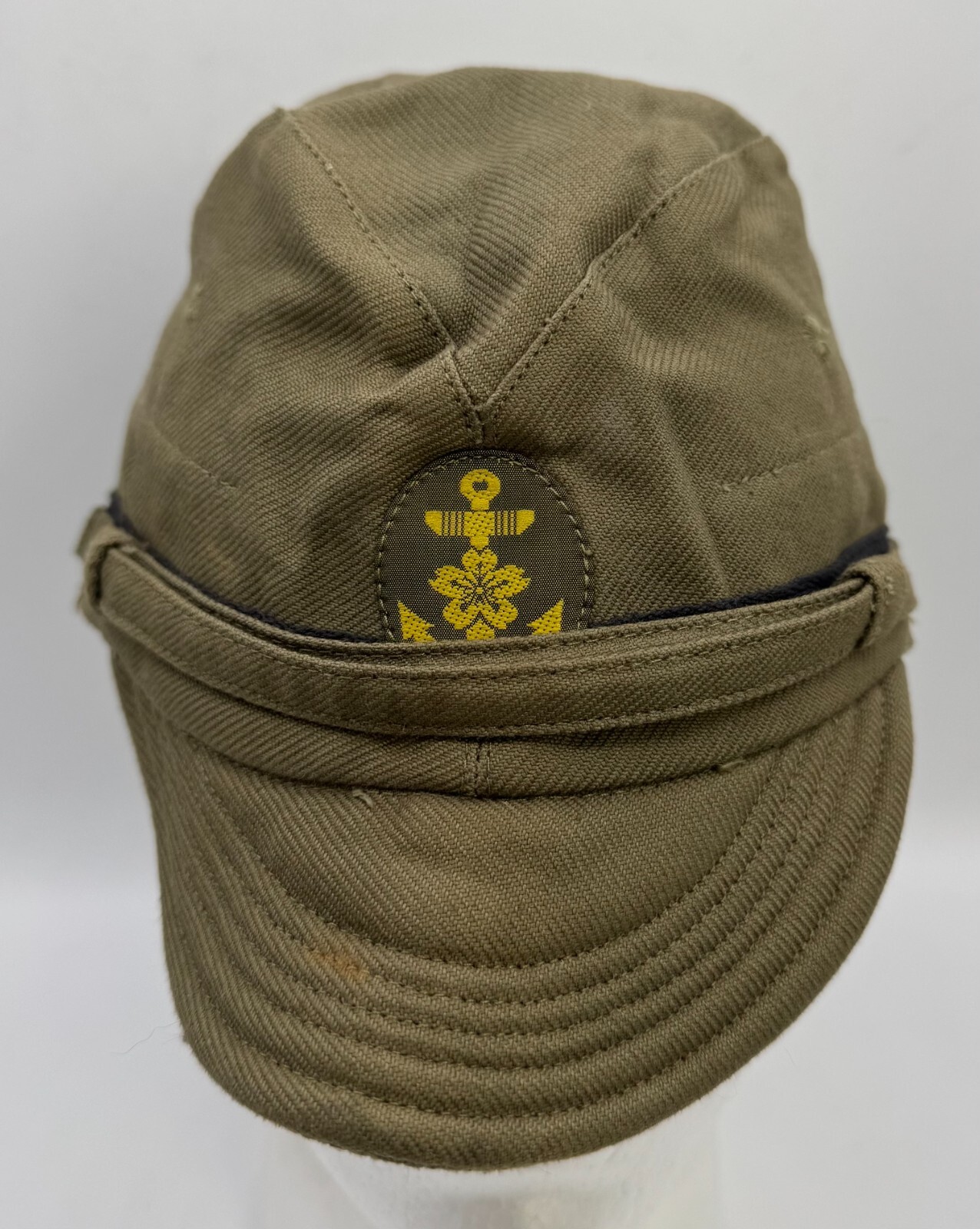 新品 TOQ tokumeikobou JP&P CAP NAVY WW2 Japanese Special Naval Landing Forces Officer Field Cap