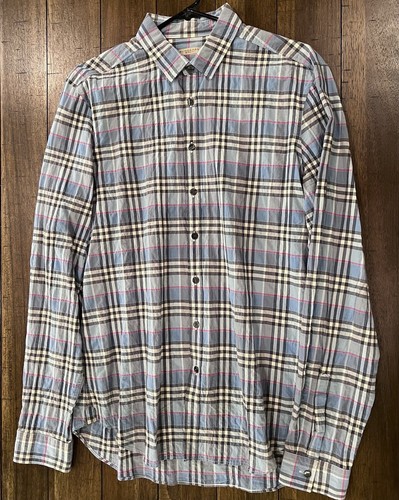BURBERRY - バーバリー Burberry Men's Burgundy Check Reversible Quilted Jacket