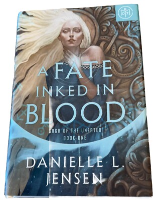 A Fate Inked In Blood by Danielle Jensen First Edition Sprayed Foil Edges