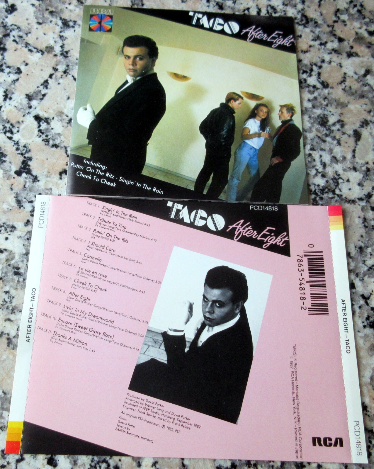 TACO After Eight 1982 RARE CD Made in Japan Puttin' On The Ritz