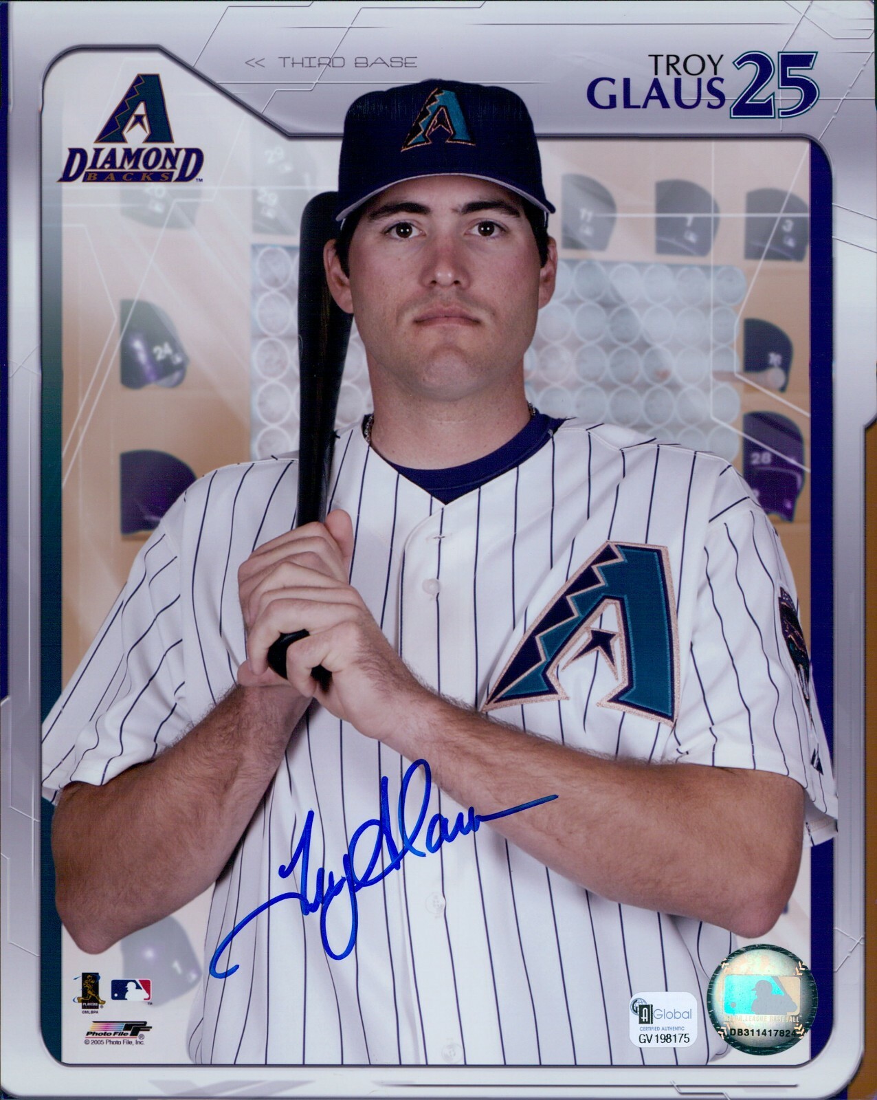 Troy Glaus Arizona Diamondbacks Signed 8x10 Glossy Photo
