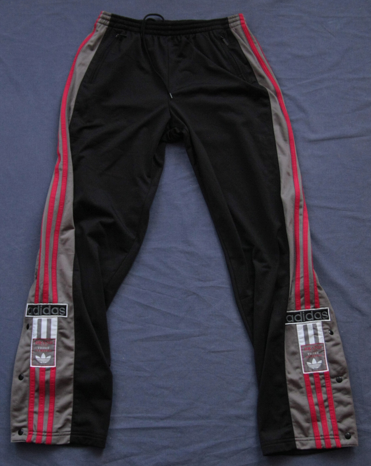90s adidas アディブレイク ADIBREAK TRACK PANTS Adidas Adibreak Sports Button Pants Trousers Vintage Retro