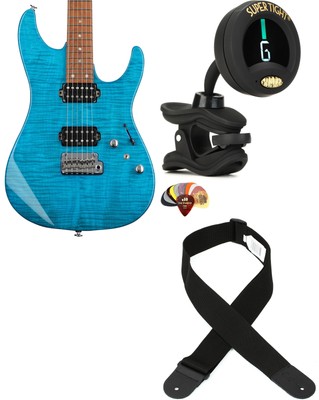 Ibanez MM1TAB + Snark ST-8 + Dunlop PVP101 + Levy's M8POLY-BLK Value Bundle