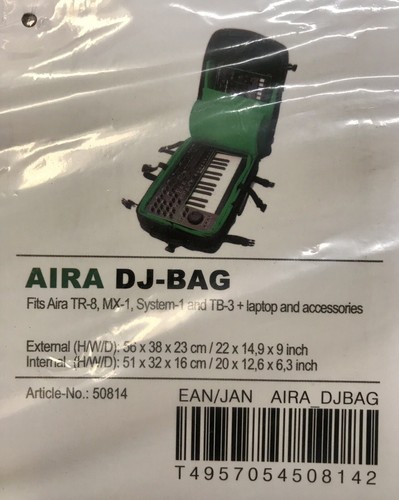 Roland AIRA DJ-BAG - Waterproof Backpack - Brand New