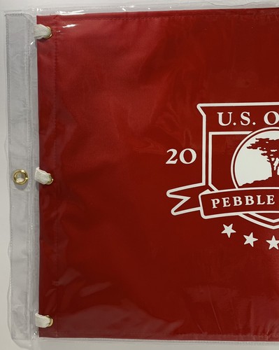 2010 US Open Flag Pebble Beach red silkscreen