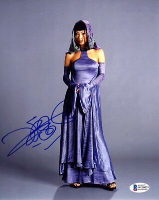 BAI LING Signed Auto 8X10 Photo ''STAR WARS'' Sen Bana Breemu Beckett Witness 