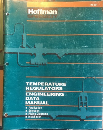 5 Hoffman Specialty Catalogs & Manuals HS-501 HS-901A HS-900 HS-203C STD-787