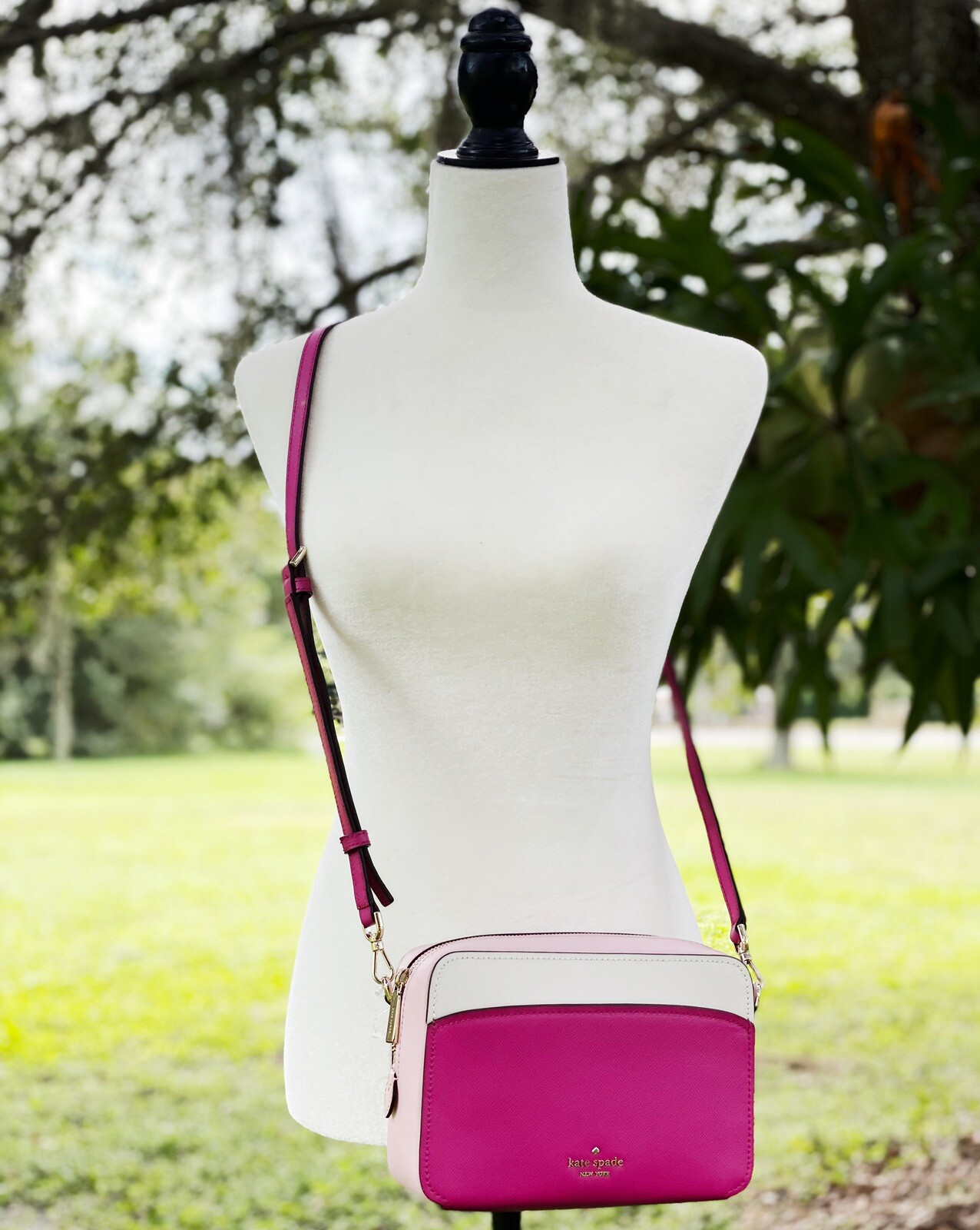 dkny suitcase rose gold