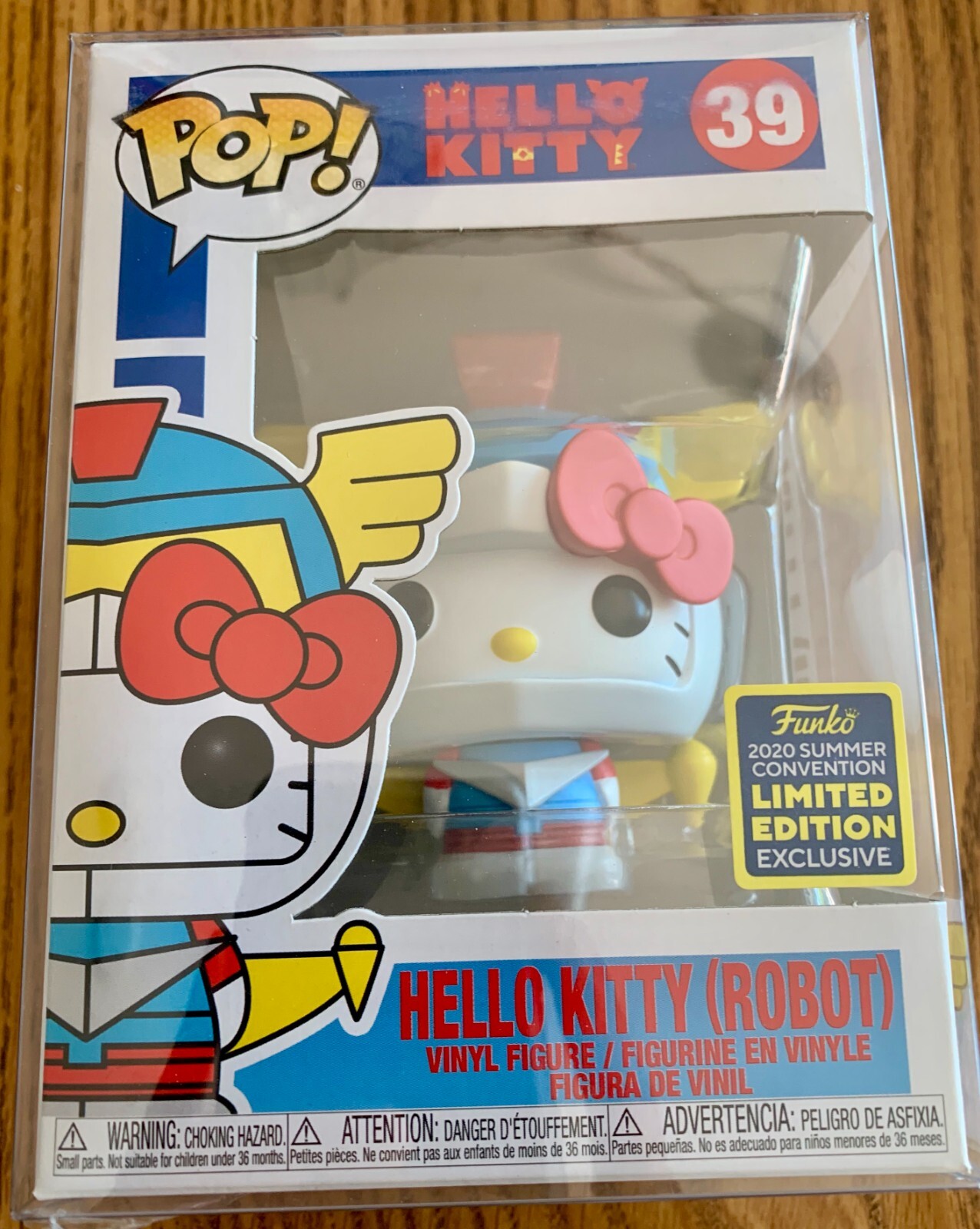 FUNKO POP! HELLO KITTY KAIJU ROBOT #39 SDCC LIMITED EDITION
