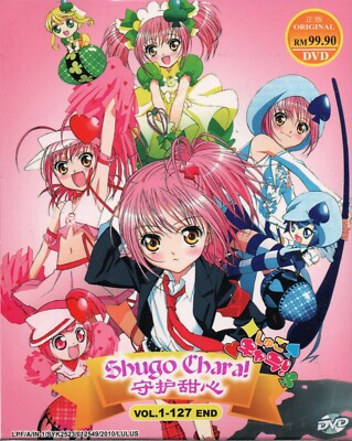 Anime DVD Shugo Chara Season 1-3 Vol.1-127 End English Subtitle