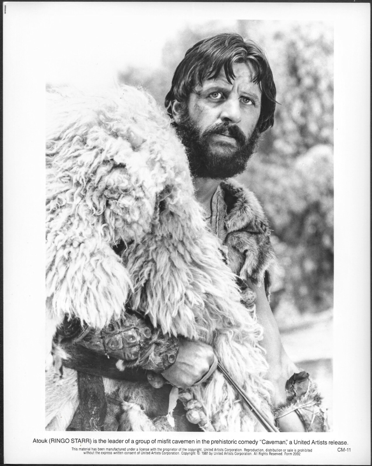 Ringo Starr Caveman 1981 Original Promo Photo The Beatles | eBay