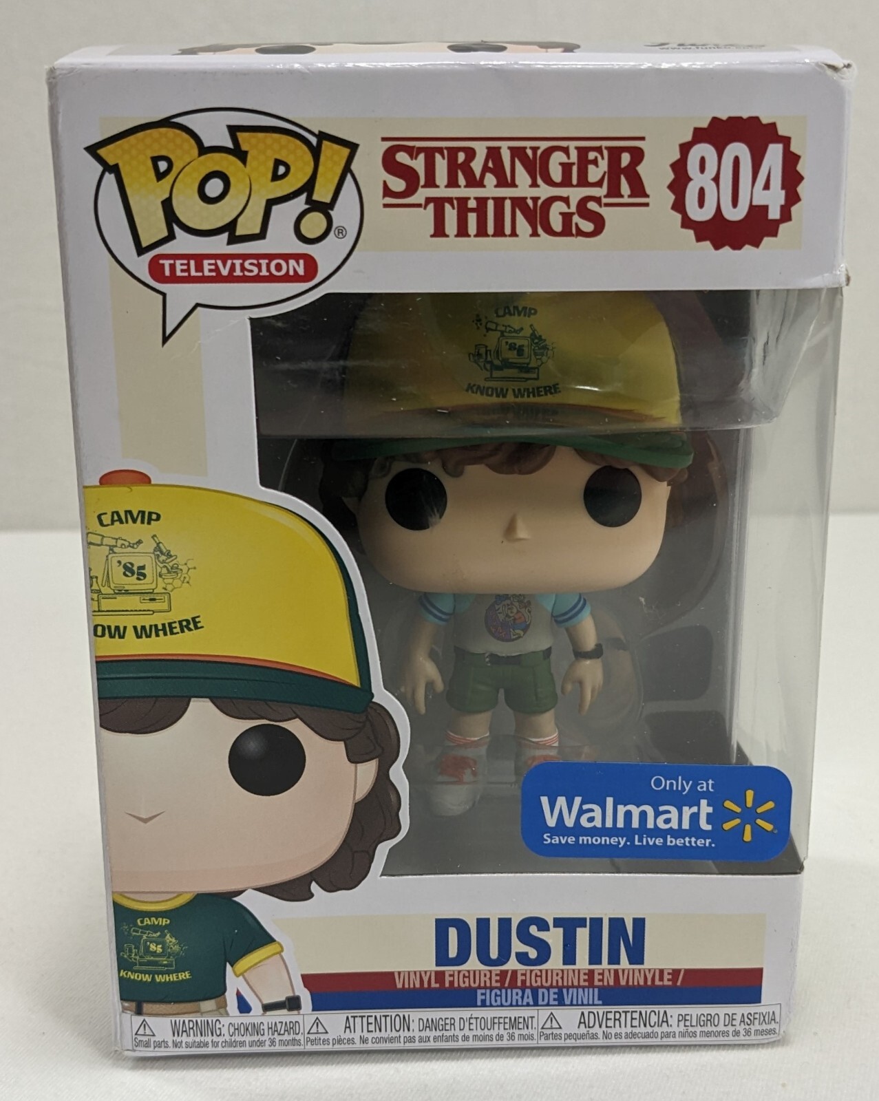 Funko POP! TV 804 Stranger Things DUSTIN Walmart Exclusive