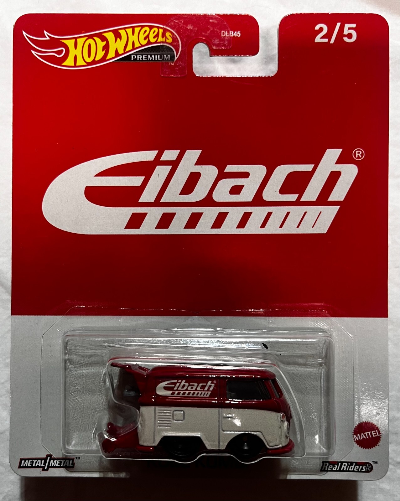 5台セット　ホットウィール　EIBACH　KOOL KOMBI　クールコンビ 2023 HOT WHEELS PREMIUM RED/WHITE EIBACH KOOL KOMBI VAN 2/5