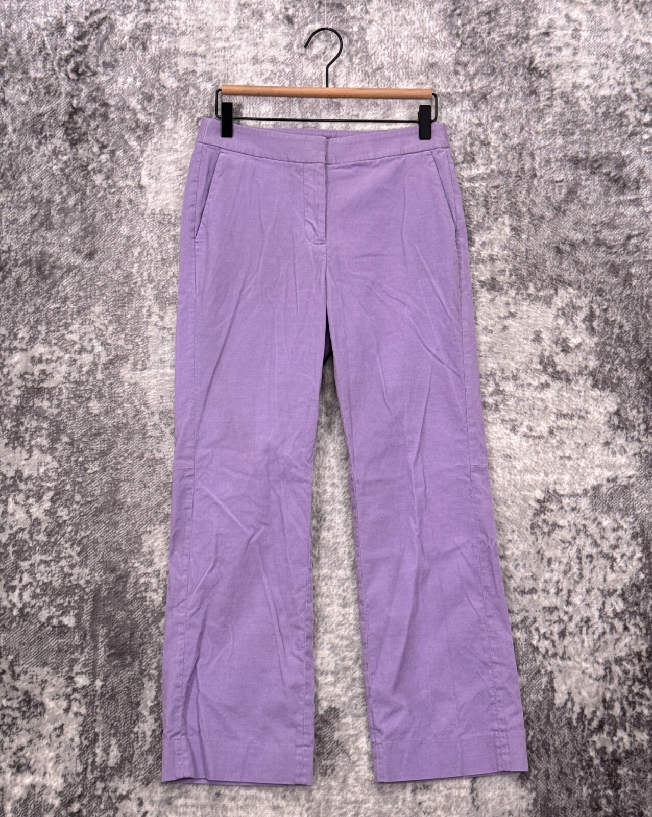 New J Crew Pants 2 Womens Demi Boot Corduroy Lilac Purple