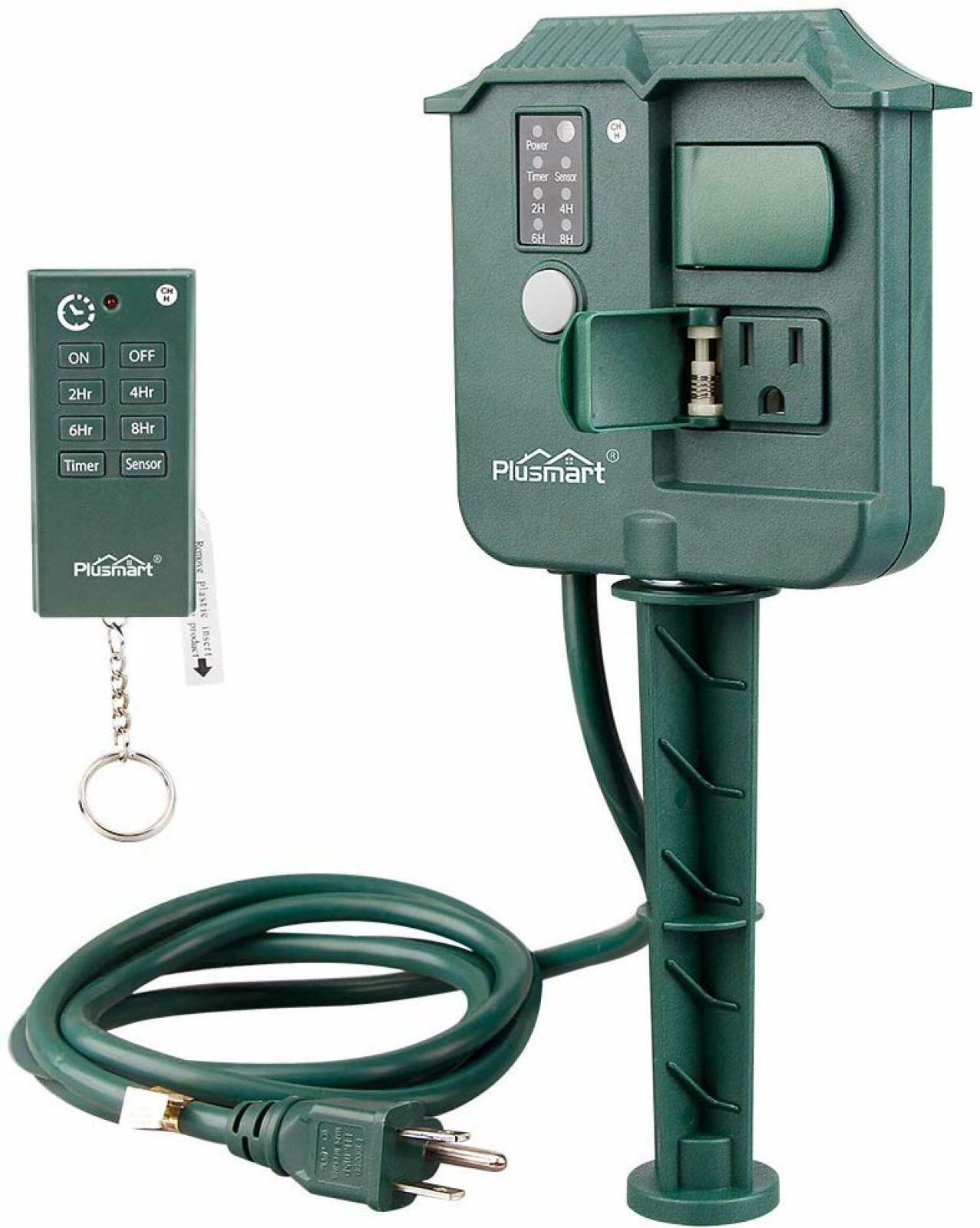 Outdoor Yard Stake Timer Remote Control Weatherproof With Outdoor Yard Stake Timer Remote Control