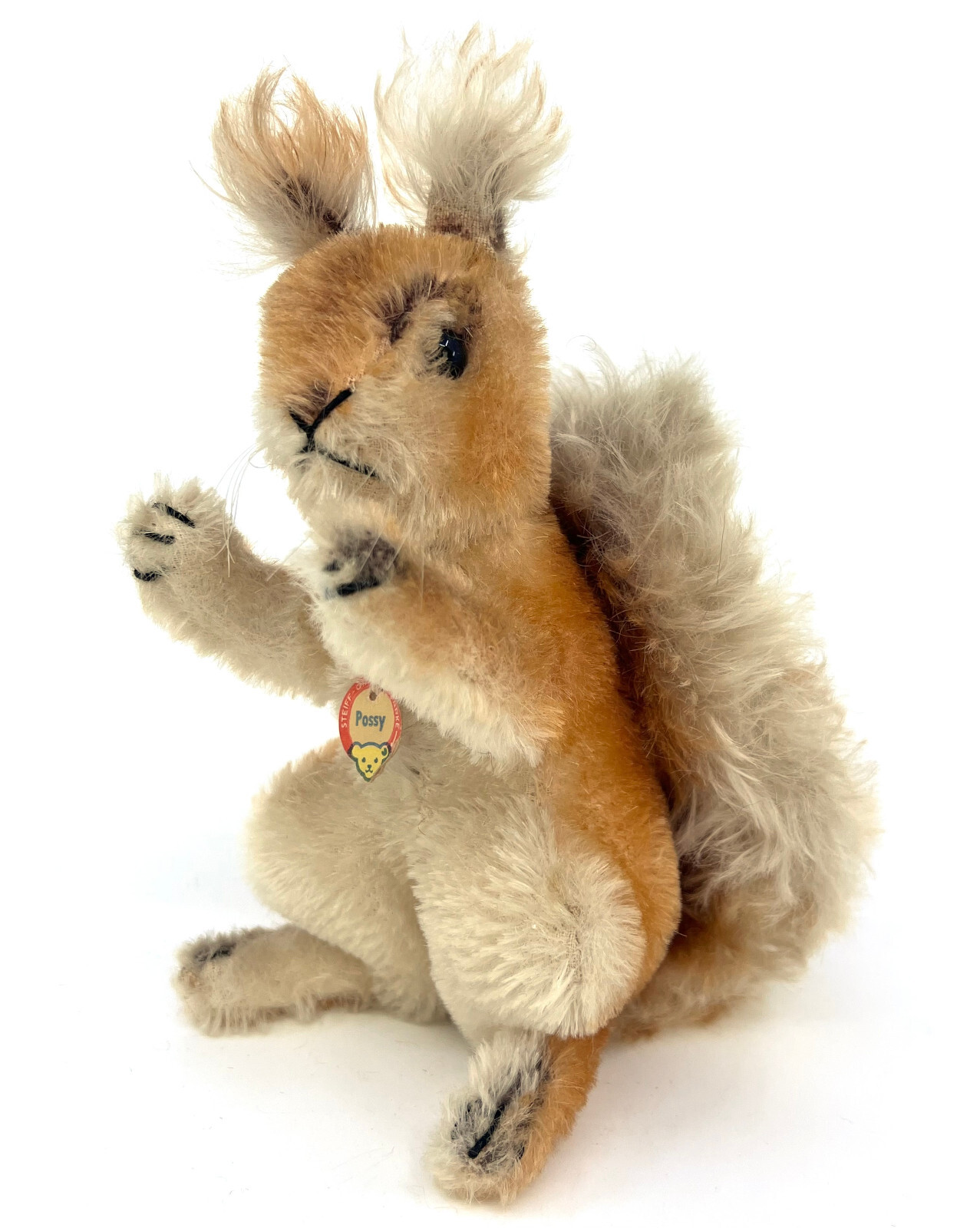 Steiff - シュタイフ★Possy Squirrel 10cm ID’s完品★リスのポッシー シュタイフ☆Possy Squirrel 10cm ID's完品☆リスのポッシー