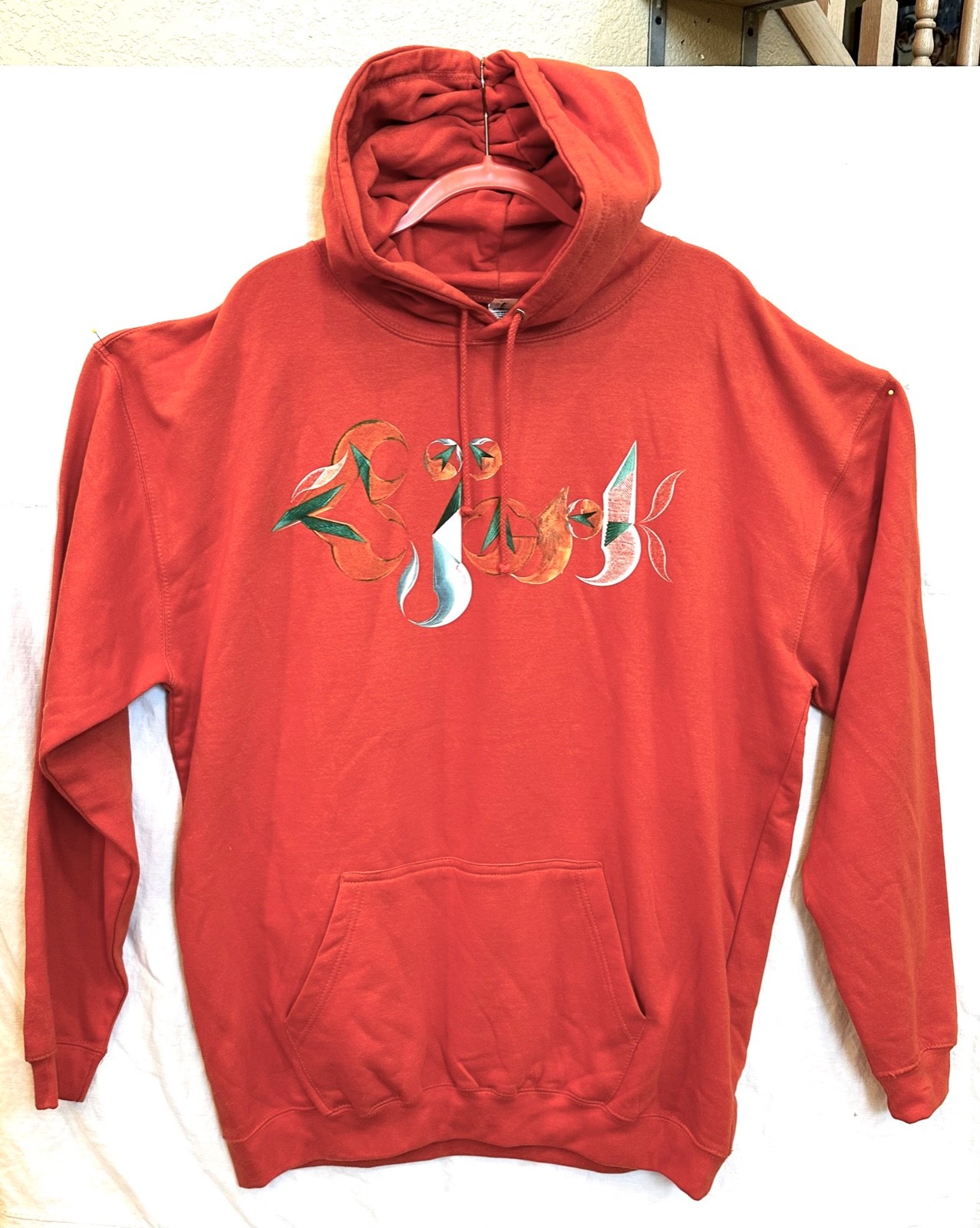BJORK CORNUCOPIA Orange Tour Hoodie XXL Never Worn | eBay