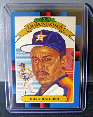 チェッカーズ　カード 1988 Billy Hatcher Donruss Diamond Kings #23 Baseball Card